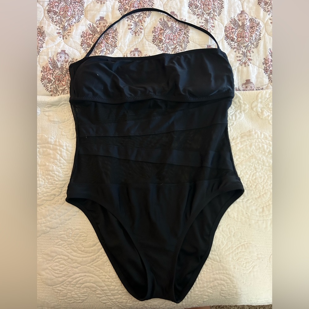 Black Mesh One Piece (XL)